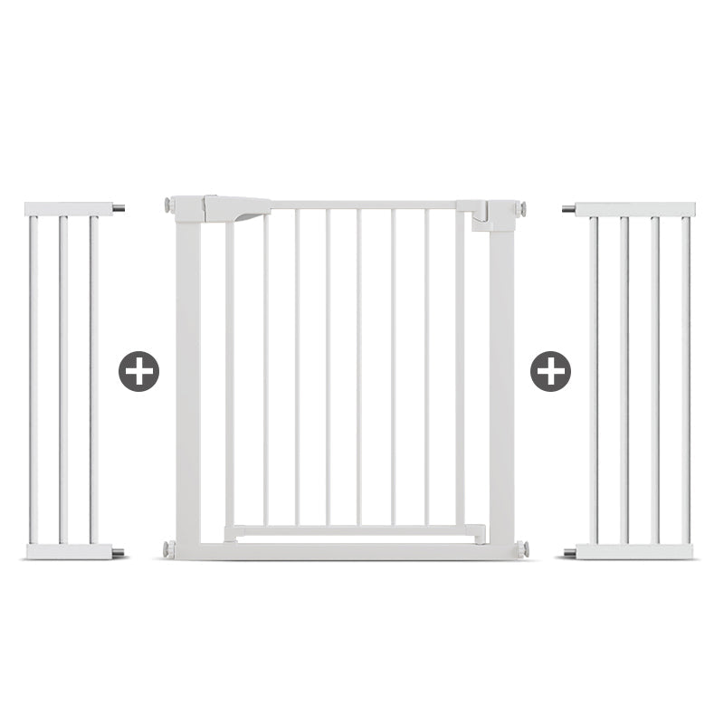 Poartă de Siguranță ECO 90° pentru Copii și Animale 76 x 125-131 cm, ALB - MAPROFI