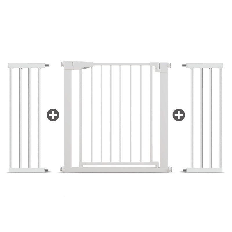 Poartă de Siguranță ECO 90° pentru Copii și Animale 76 x 132-138 cm, ALB - MAPROFI