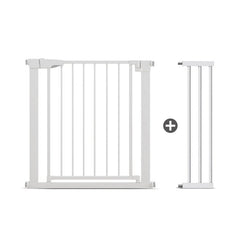 Poartă de Siguranță ECO 90° pentru Copii și Animale 76 x 97-103 cm, ALB - MAPROFI