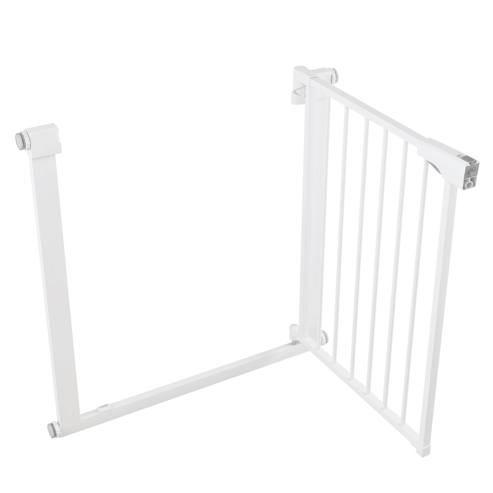 Poartă de Siguranță PRO 180° pentru Copii și Animale 75-82cm ALB - MAPROFI