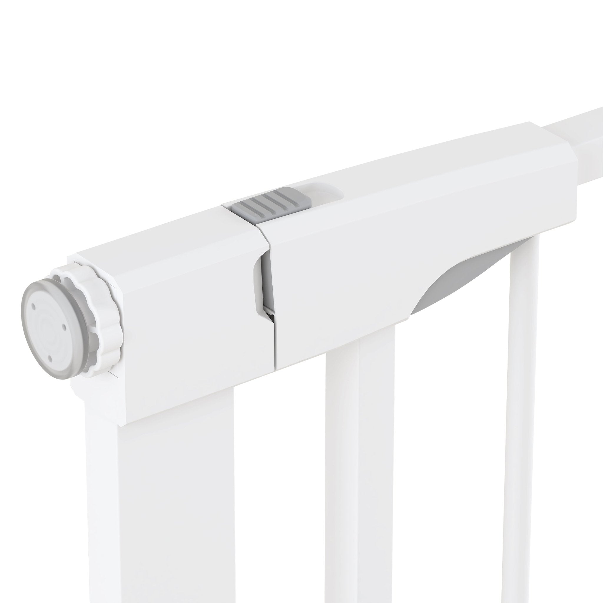 Poartă de Siguranță PRO 180° pentru Copii și Animale 75-82cm ALB - MAPROFI