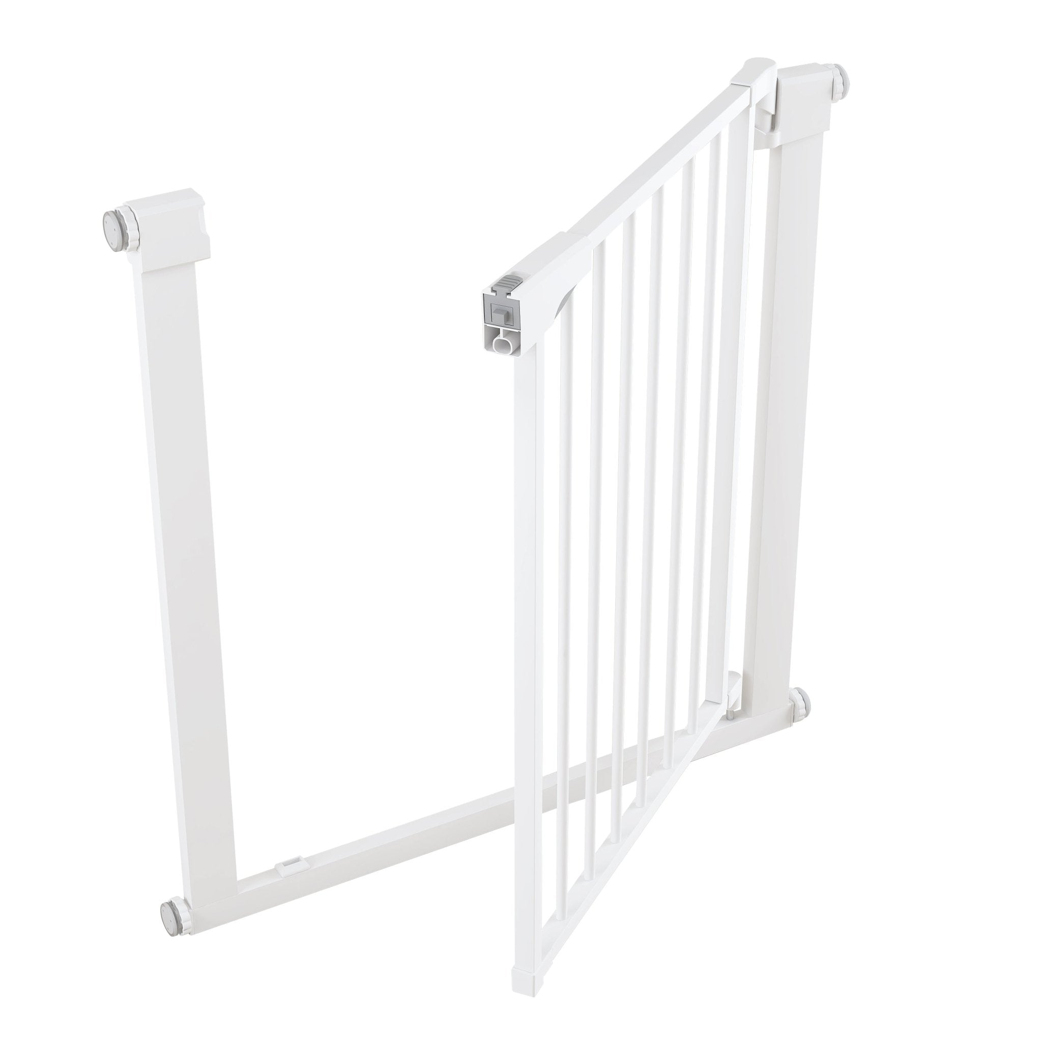 Poartă de Siguranță PRO 180° pentru Copii și Animale 75-82cm ALB - MAPROFI
