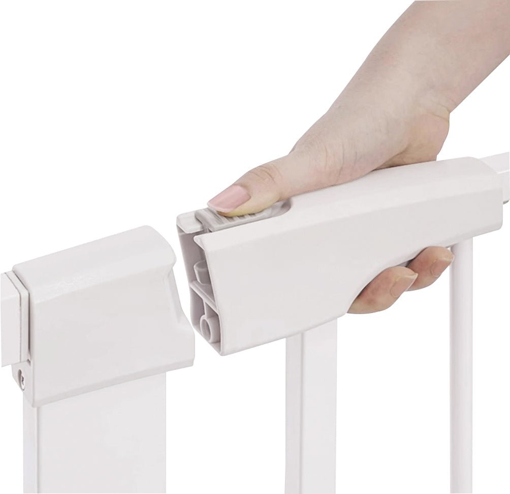 Poartă de Siguranță PRO 180° pentru Copii și Animale 75-82cm ALB - MAPROFI