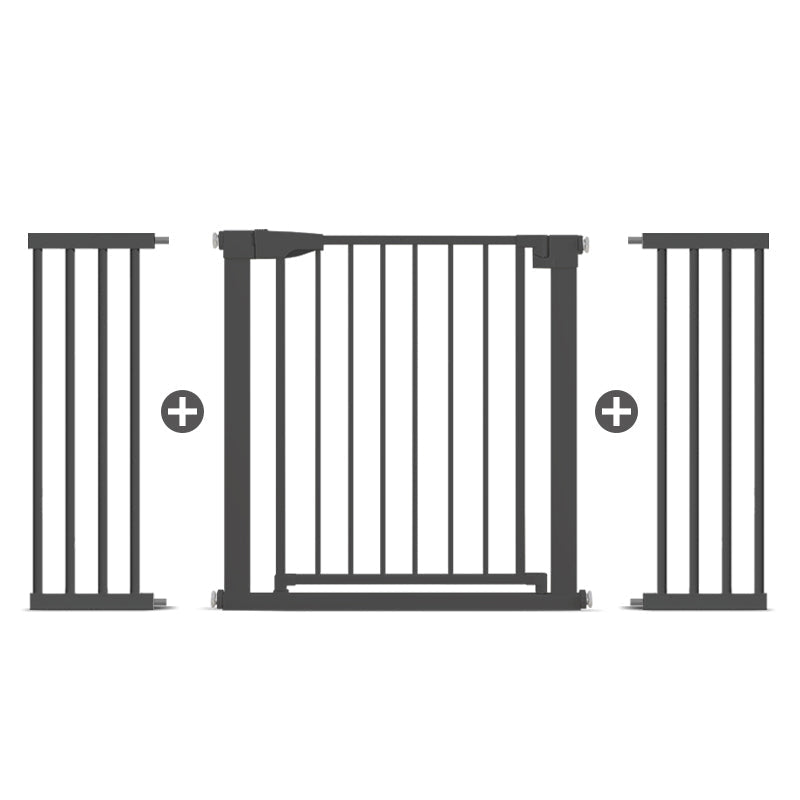 Poartă de Siguranță PRO 180° pentru Copii și Animale 76 x 132-138 cm, NEGRU