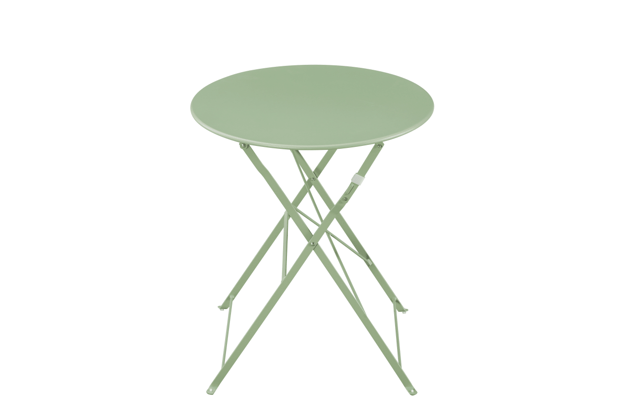 Set Bistro Flair – masă și 2 scaune din oțel vopsit – Verde (Olive Green) - MAPROFI