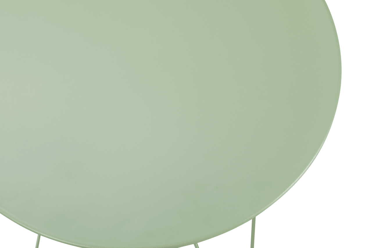 Set Bistro Flair – masă și 2 scaune din oțel vopsit – Verde (Olive Green) - MAPROFI